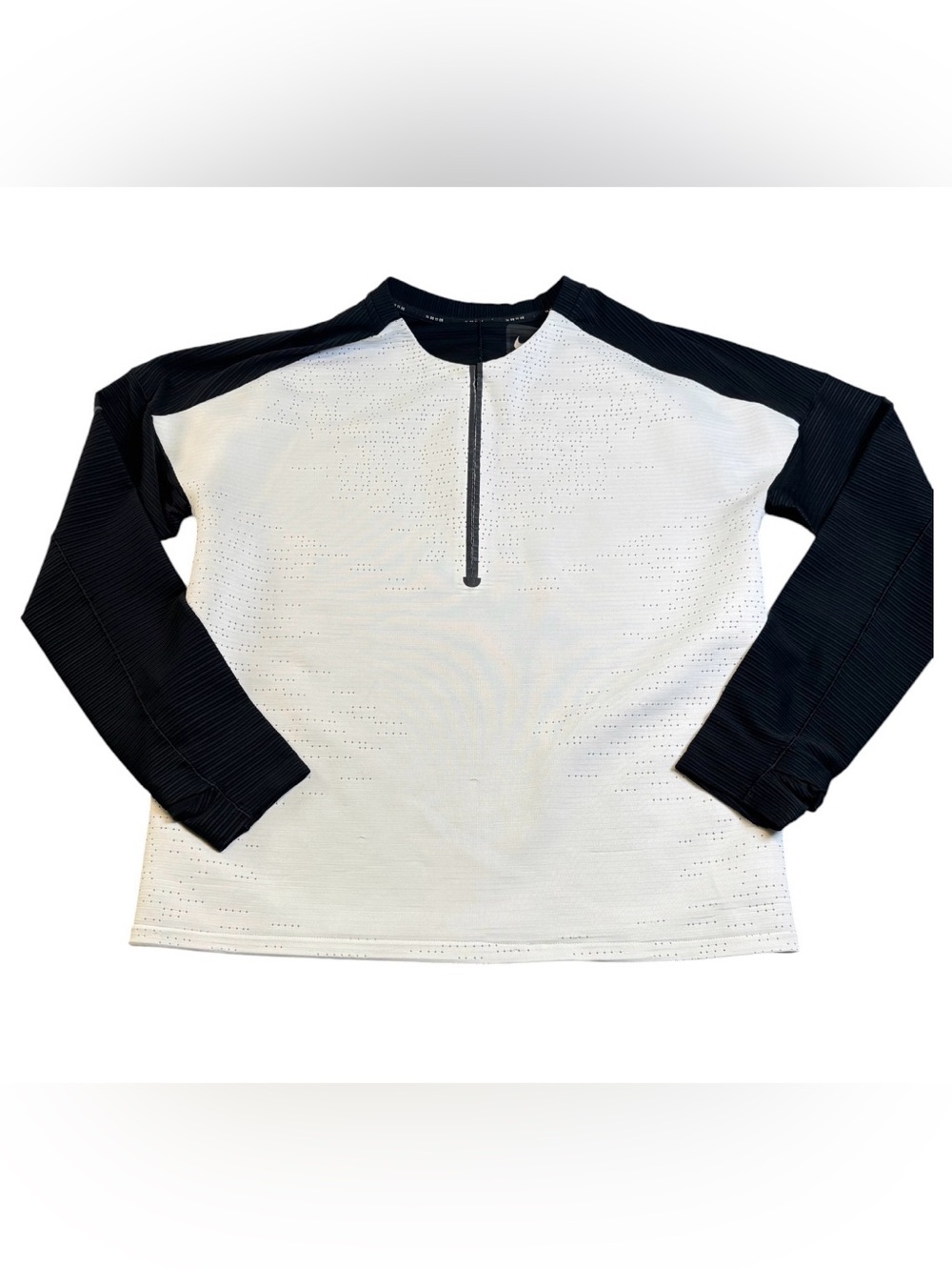 Nike Tech Pack Engineered Ventilation Half Zip Top Men’s M White Black CJ5741